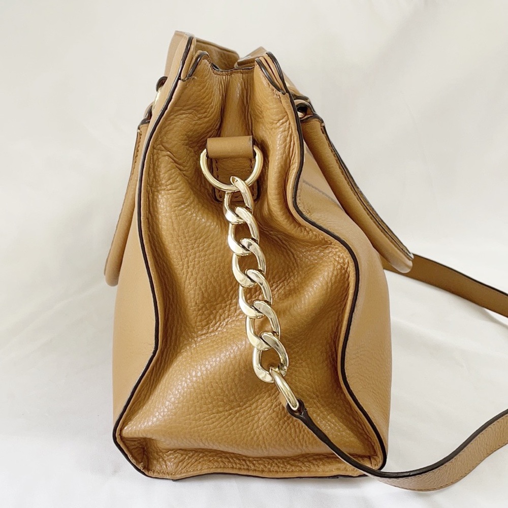 MICHAEL KORS Large MariGold Leather Satchel/Tote Bag - Picture 4 of 10